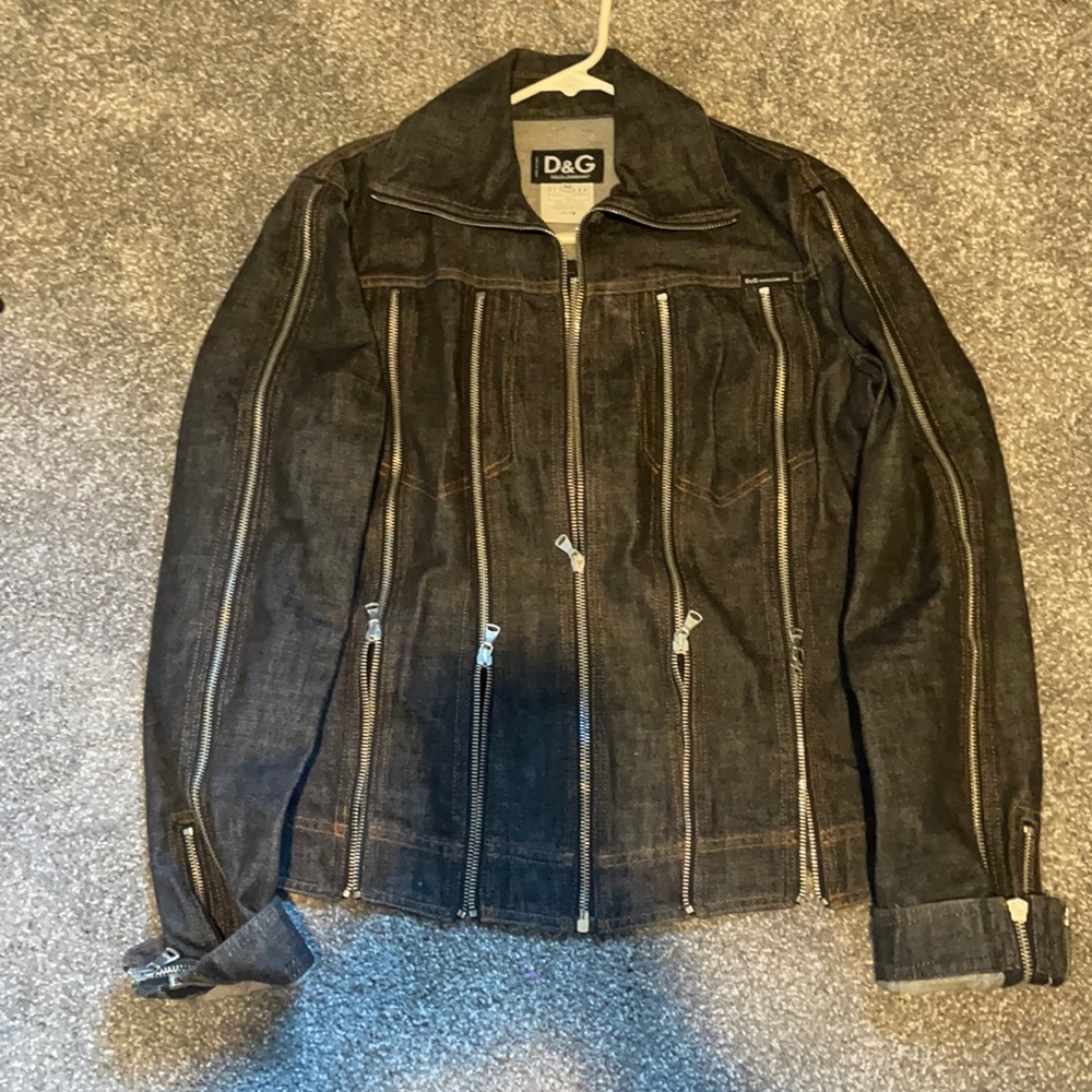 Dolce & Gabbana runway jean jacket, Size M